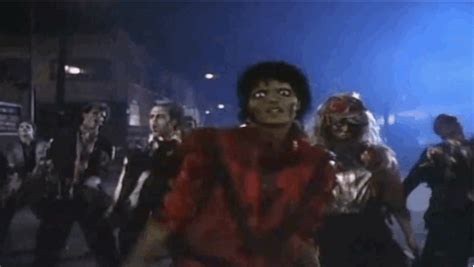 But, as I was but a wee eight years old at the time of its insurgent. . Michael jackson thriller gif